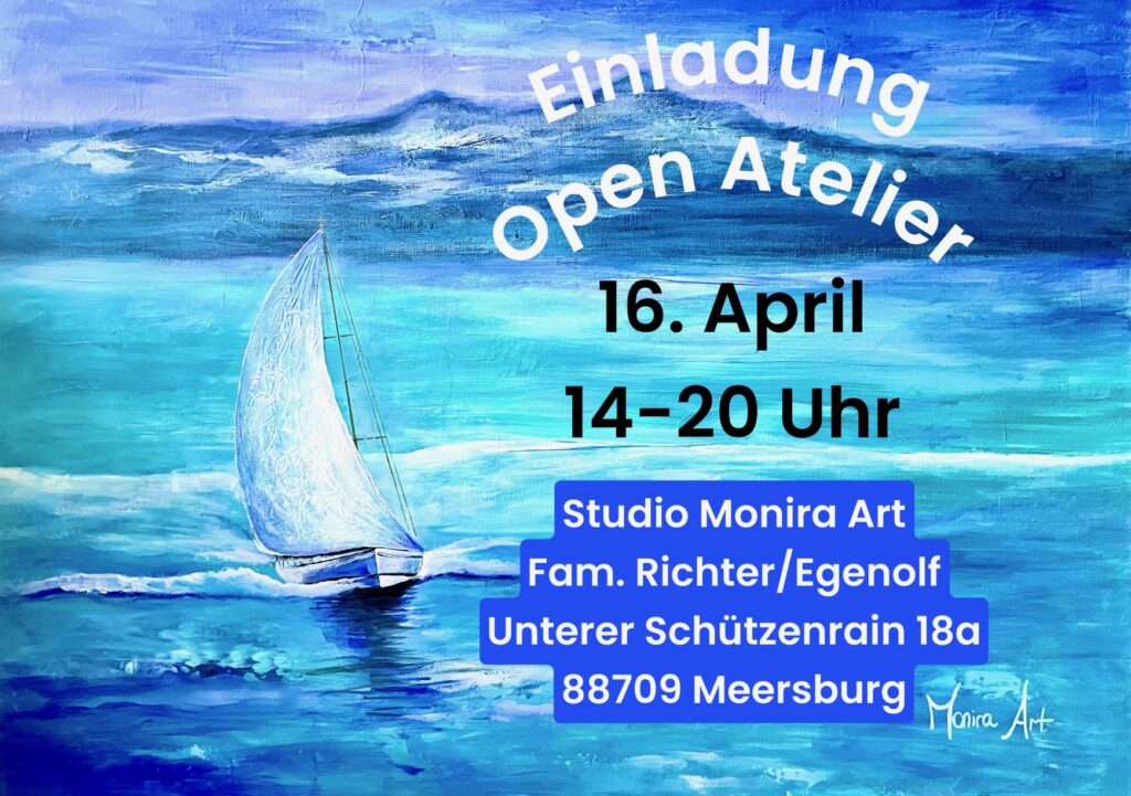 Open Atelier in Meersburg Einladung