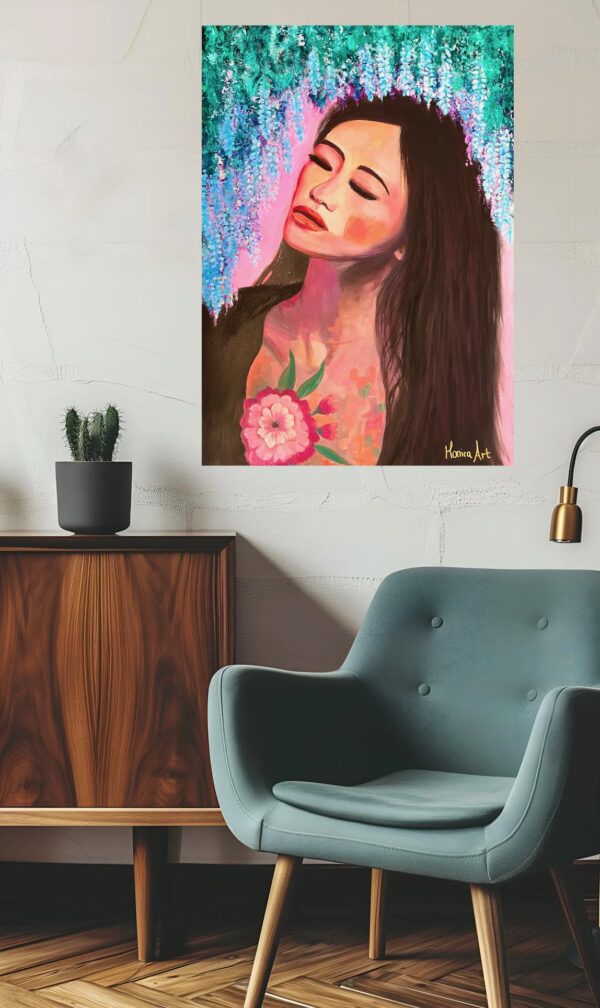Schönes Portrait von asiatischer Frau