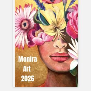 Deckblatt des Kunstkalenders von Monira Art von 2026